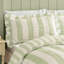 Seersucker Frill Stripe Duvet Cover Set-122597733-122597738