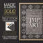 «Vintage Abstract Print CXC III», reproduction encadrée - bois massif-1369572308-1369572296