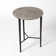 Circle Etched Accent Table