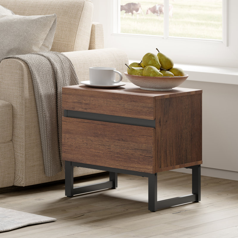Ensemble de tables de bout Guildford, Brun