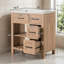 Freestanding Standard Single Vanity Bathroom Vanity With Resin Top