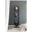 Metal Floor Mirror with Shelves