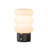 Modern Opal Glass Rechargeable Table Lamp with Integrated LED