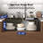 Drop-In Single Bowl Stainless Steel Kitchen Sink With Pull-Down Faucet And Cutting Board And Grid