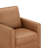 Weston Genuine Leather Swivel Accent Chair-117357148