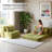 Boneless Corduroy Convertible Sofa Bed ,Floor Sleeper Sofa-596225073-598783136