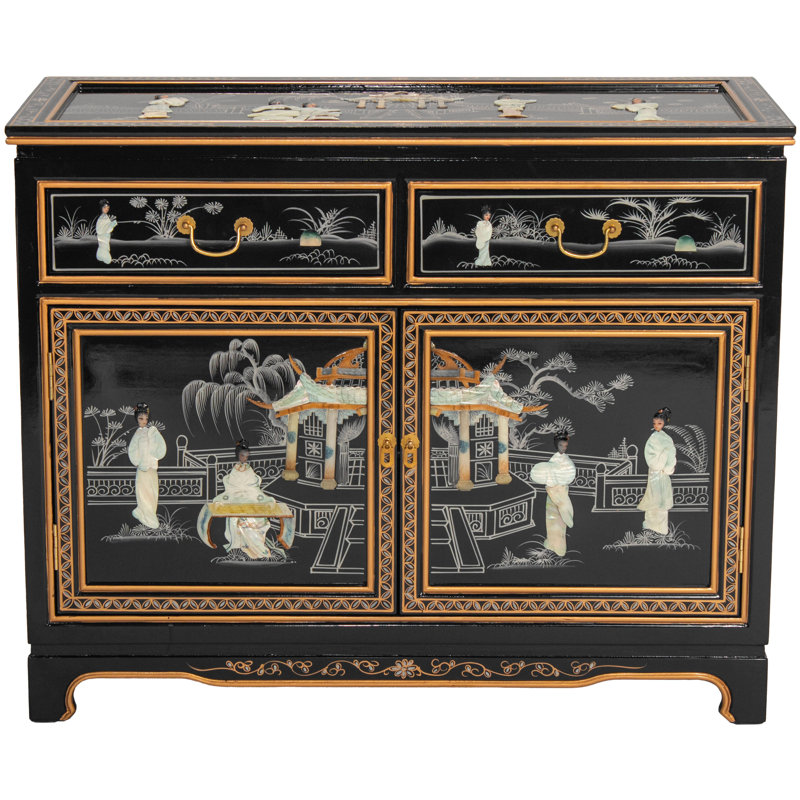 Black Lacquer Sideboard - Royal Ladies