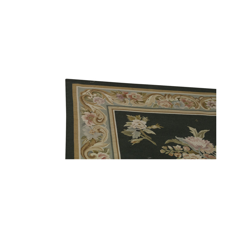 Wool Floral Area Rug