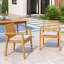 Chaises d'extérieur en bois d'acacia-218398793