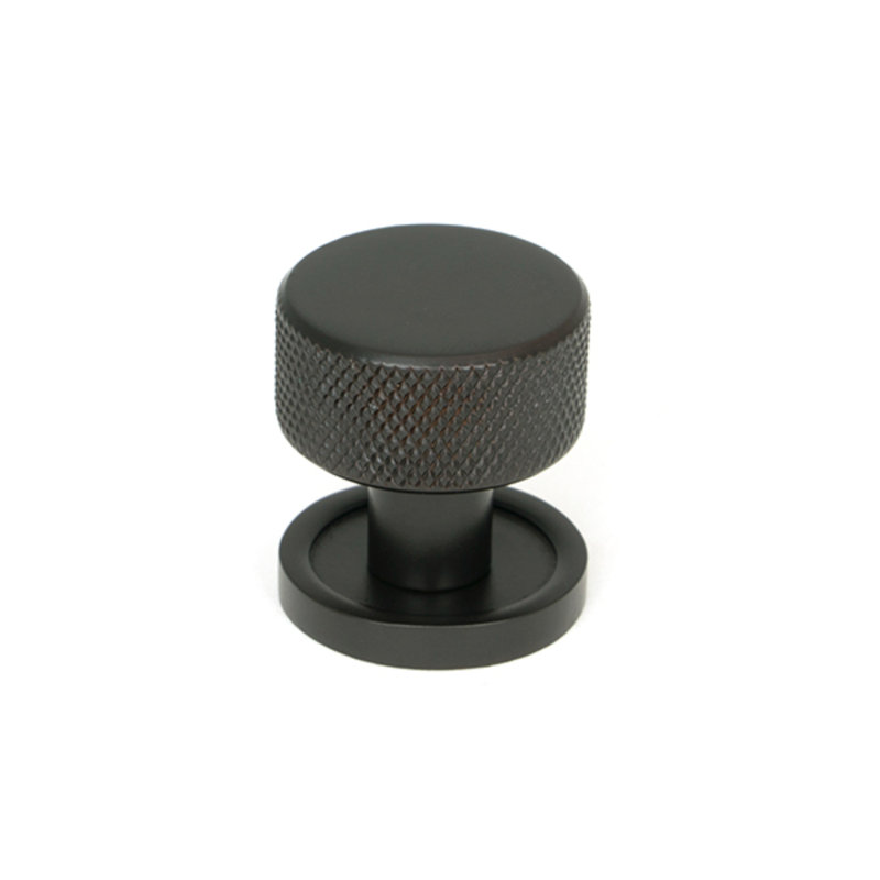 Round Knob, 2.5 cm, Aged Bronze