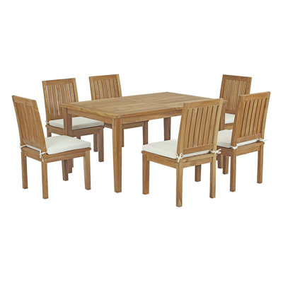Ensemble repas d'extérieur 7 pièces Modway Marina