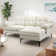 Rhylin 82.7'' Chenille Upholstered Sectional Sofa, Small Comfy Couch with Reversible Chaise for Compact Spaces