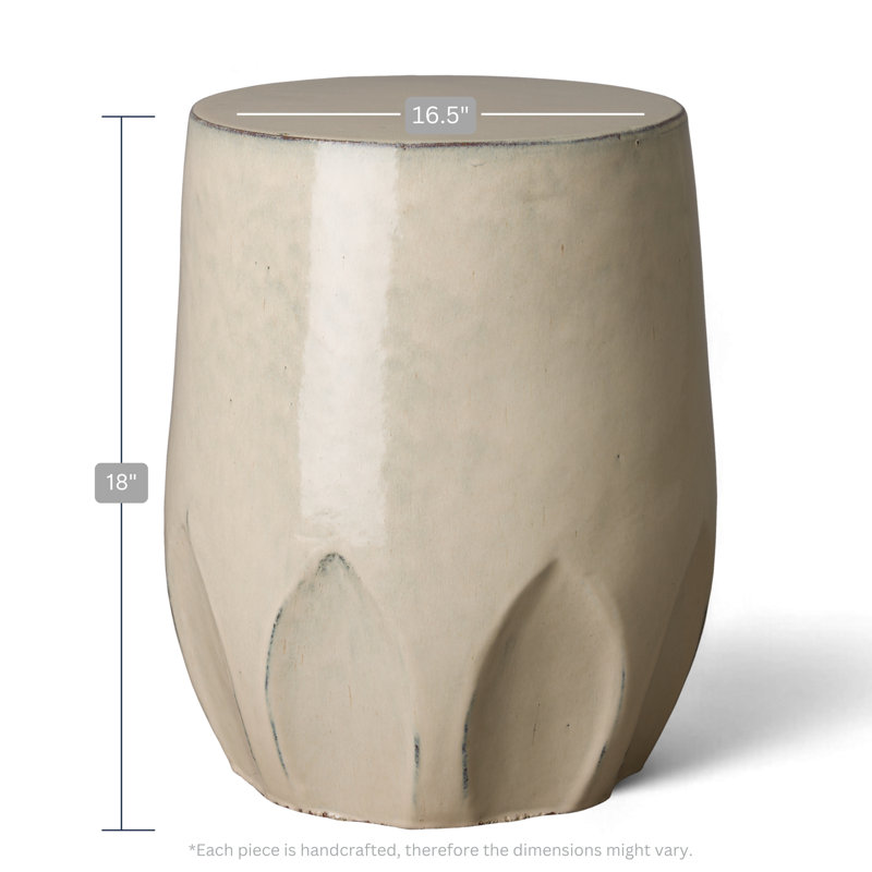 table de bout cylindriques, Crème