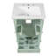 Meuble-lavabo 24 po avec lavabo en céramique-486084951