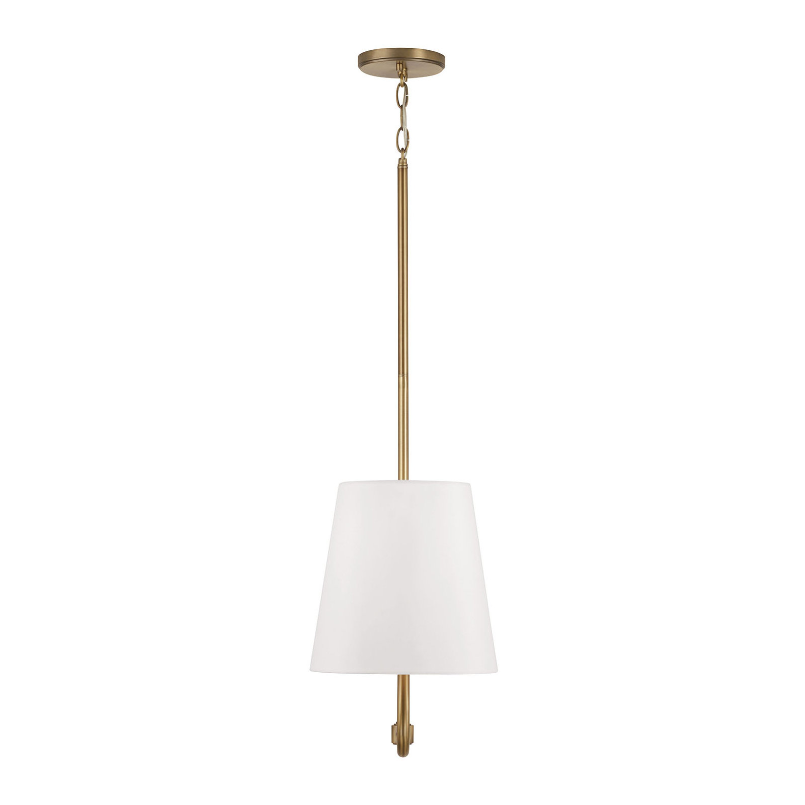 Anna May 2 Light Poly-Blend Dimmable Pendant, Gold