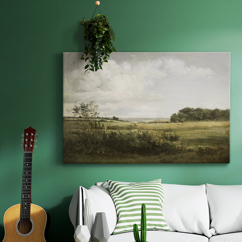 Vintage Landscape-DCLX III, reproduction d'art sur toile, H 19 po x l 28 po x P 1,5 po, Toile tendue