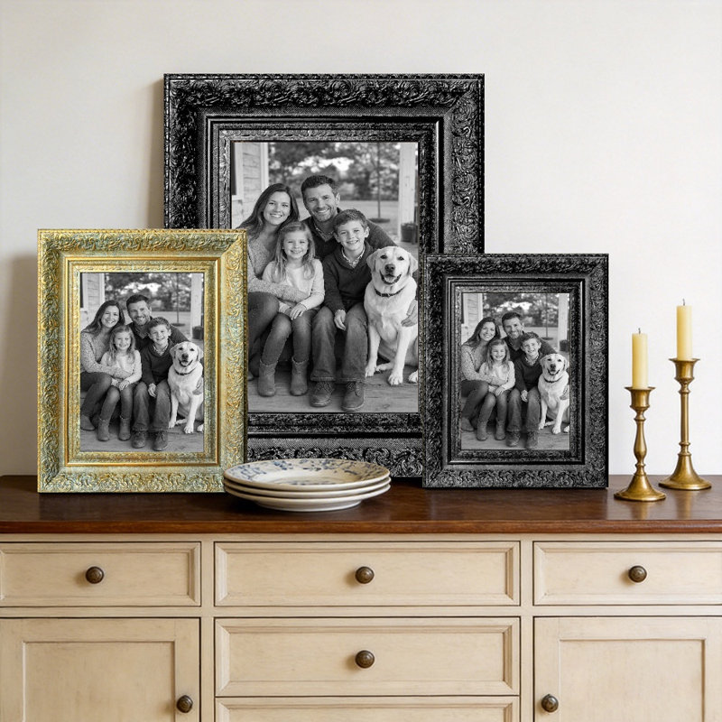 Cadre photo, Or antique, 3, 8 po x 10 po