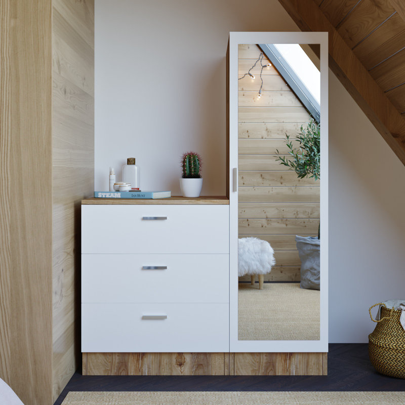 Multi Purpose Cabinet, Brun / blanc