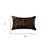 12" X 20" Chocolate Cowhide Throw Pillow