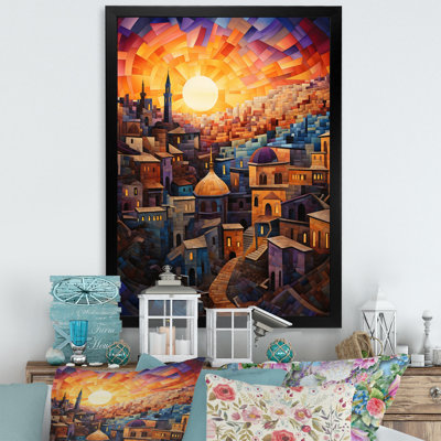 «Judaism Judaic Journey To Synagogue I», impression sur toile