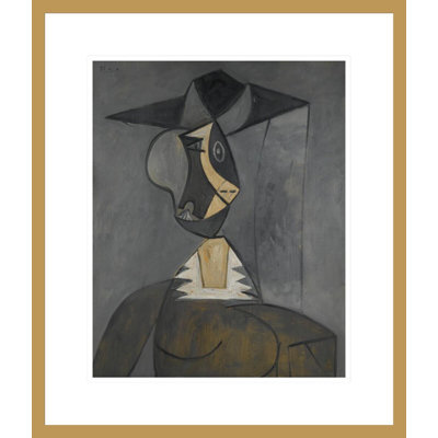 «Woman in grey» par Pablo Picasso, impression giclée sur cadre