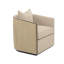 Fauteuil demi-tonneau pivotant rembourré Sonoma