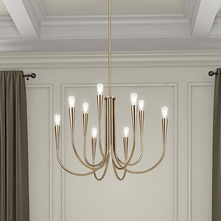 Rowlett - Chandelier - 9-Light -