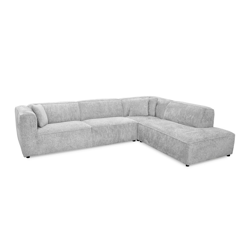 5 Seater Corner Sofa, Ivory
