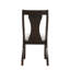 Ensemble de 2 chaises de salle à manger Kiana, coussin en tissu beige, bois brun foncé