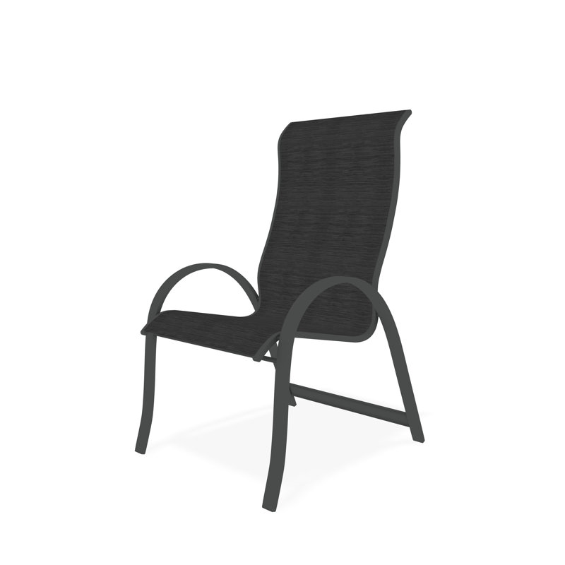 Aruba II Outdoor Lounge Chair, Graphite, Destiny Steel