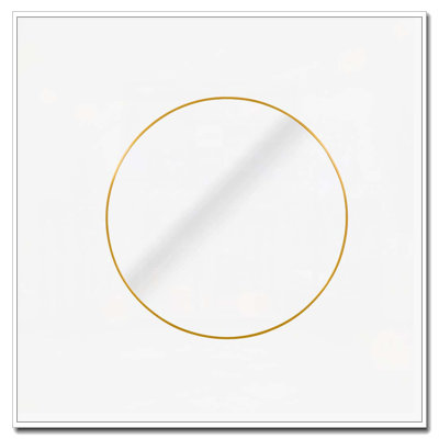Metal Round Bathroom Mirror