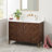 Patzi 48" Free Standing Single Basin Vanity Set with Cabinet and Vanity Top - No Faucet Centers-104649927-104649926
