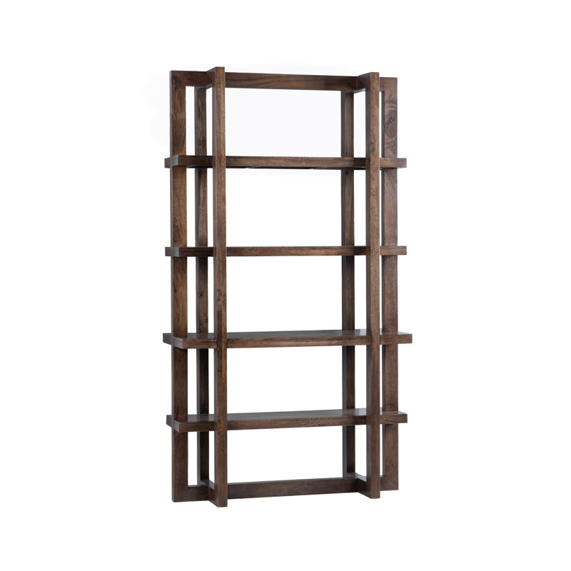 Sydney Solid Wood Etagere Bookcase