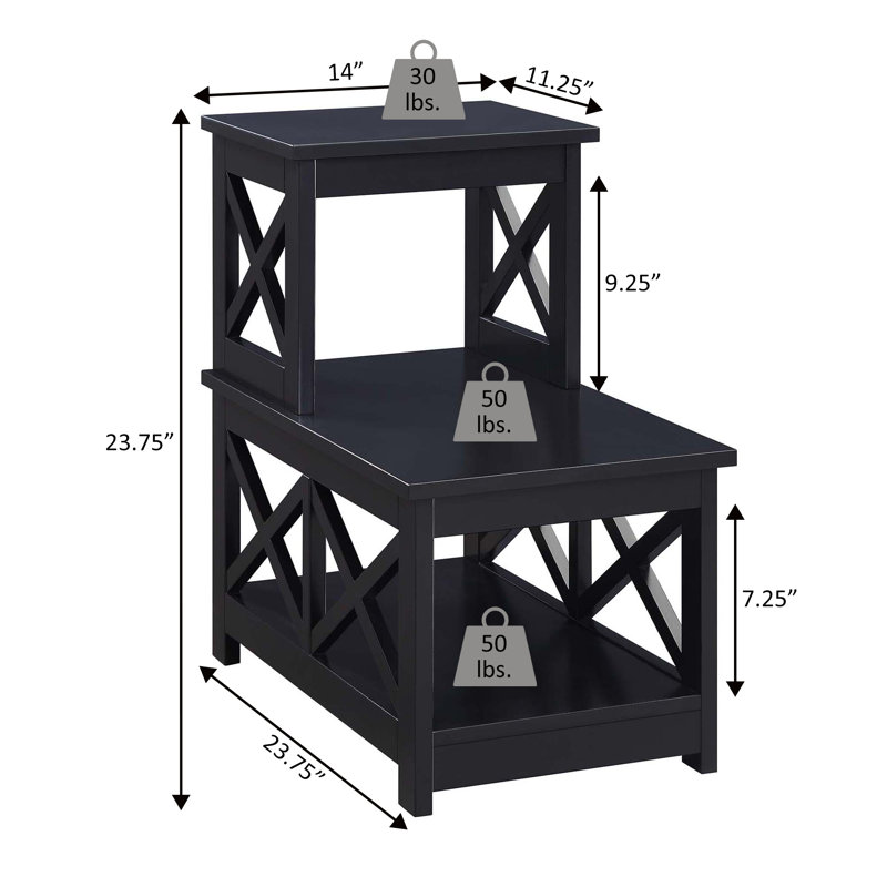 Darek End Table, Gray