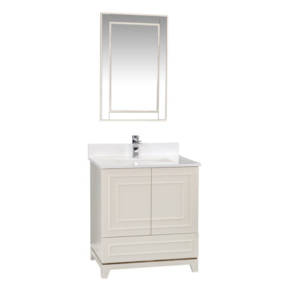 Ensemble de meuble-lavabo 29,5 "avec miroir Chalyse