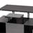 Modern Gray Multi-functional Rectangle Lift-top Coffee Table Extendable with Storage