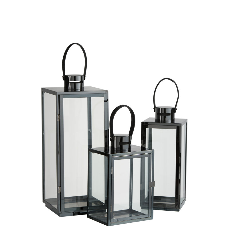 Tabletop Lantern, 65cm H x 22.5cm W x 21cm D