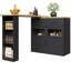 204 cm Glass Home Bar Cabinet-339317638