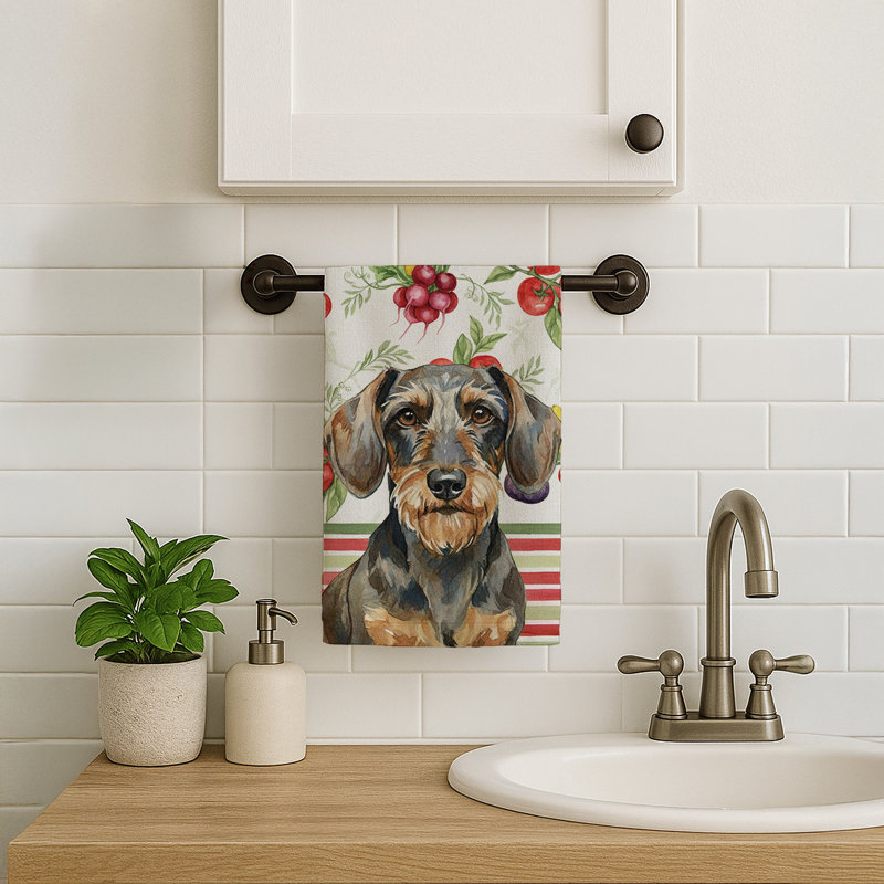 Serviette de cuisine Wirehaired Wild Boar, Wirehaired Wild Boar Dachshund