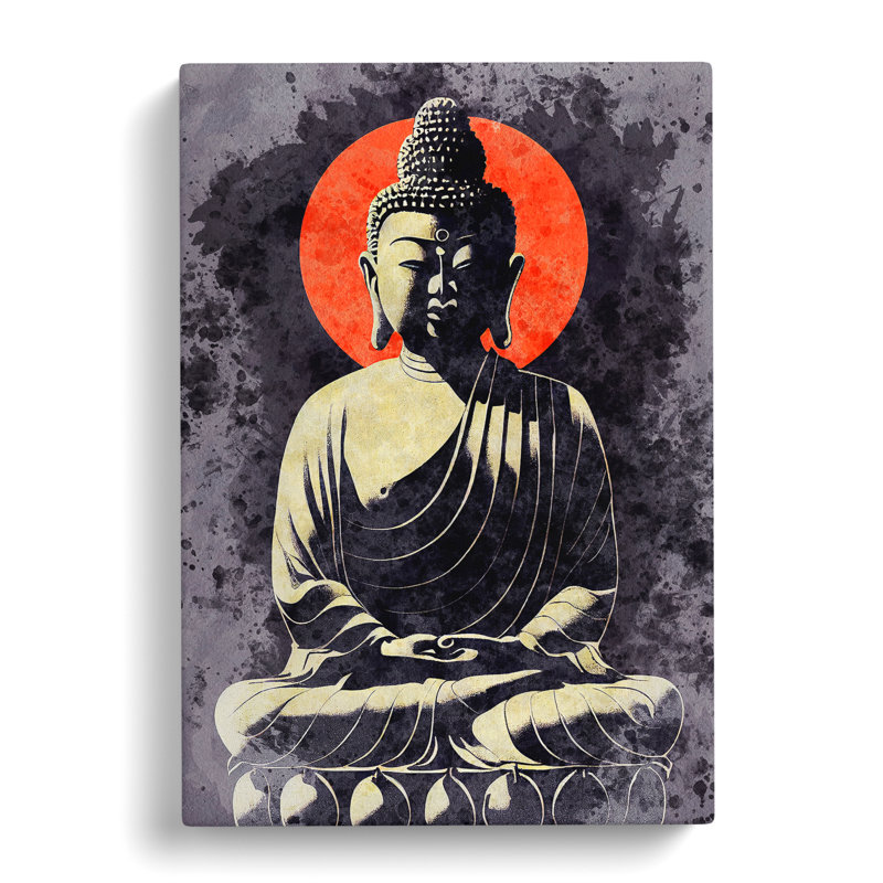 Fabulous Buddha - Wrapped Canvas, 50cm H x 35cm W x 3cm D