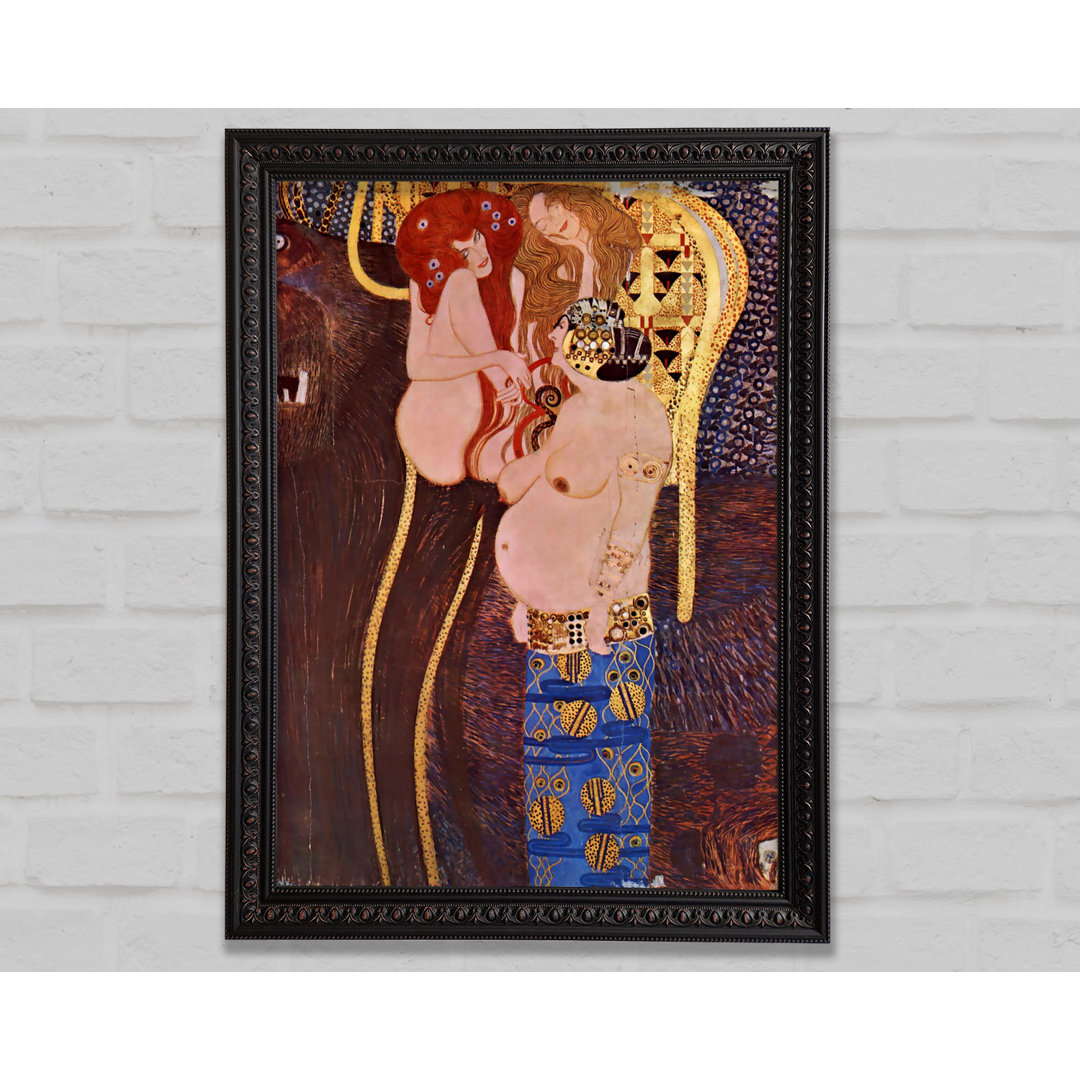 Klimt Die Beethoven Freize 2 - Druck