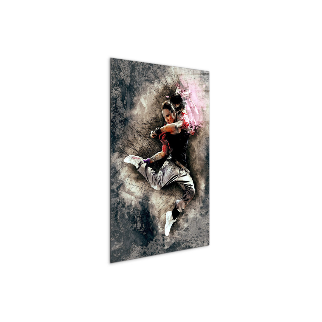 "Jump" by Studio 53×79.5 cm CrystalArt Acrylic Glass Effect, Lightweight Ready to Hang