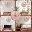 Horloge nuage iridescent