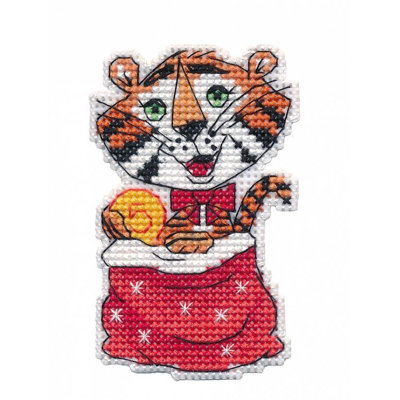 Tigre d'argent. Magnet 1435, point de croix compté