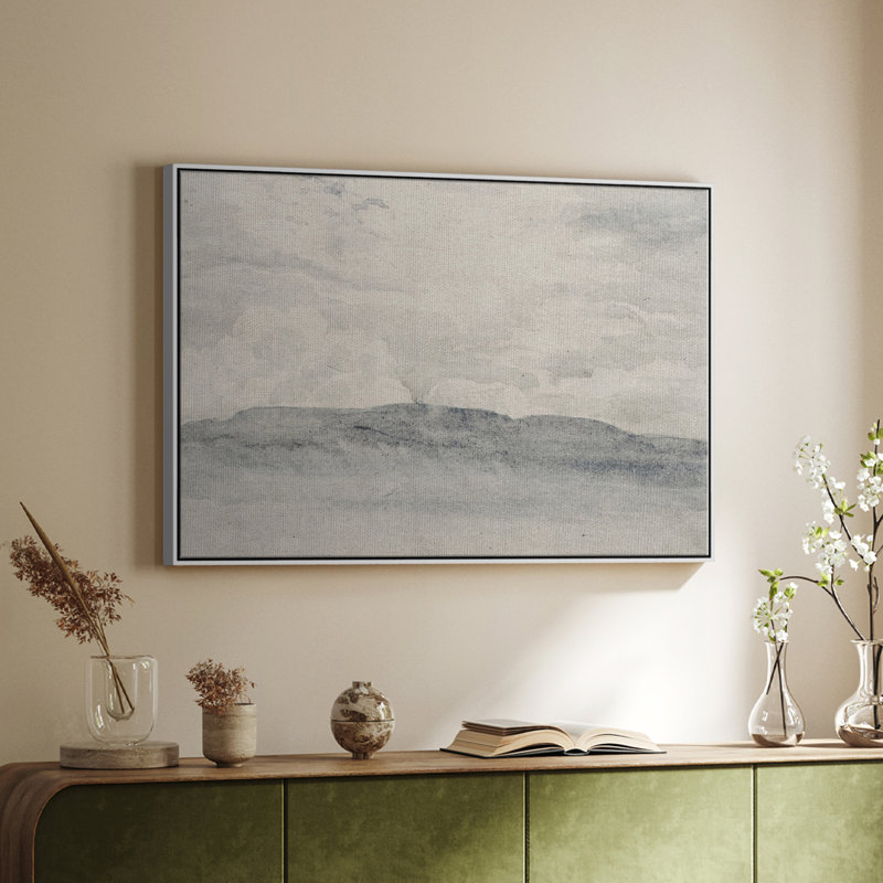 Rétro nautique rétro - reproduction de cadre flottant sur toile, Blanc, H 27 po x l 41 po