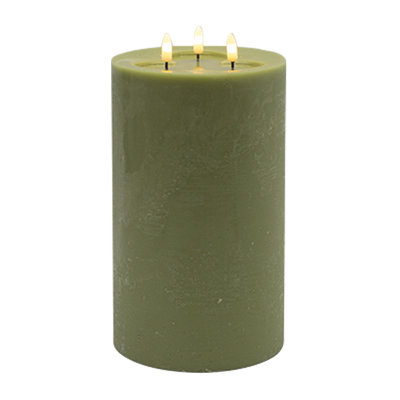 3 Wick Large Flameless Candle