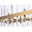Lustre carré / rectangulaire à 16 lumières pour îlot de cuisine avec détails en cristal Marlow-101933135-65912223-101933136