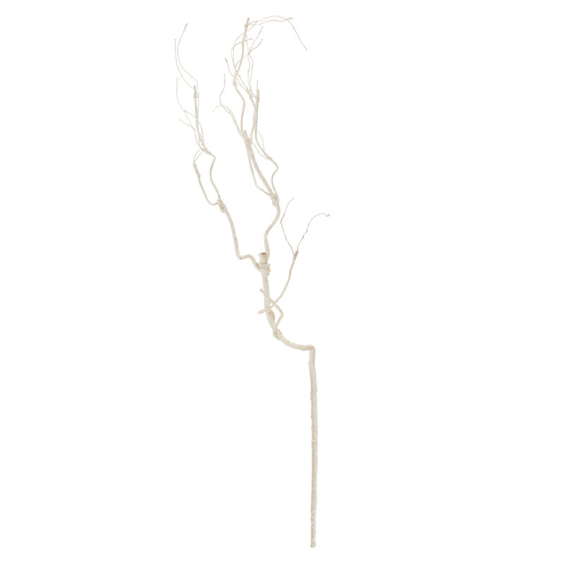 Branche de brindille scintillante (ensemble de 6), Blanc