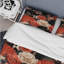 Ensemble de housse de couette en microfibre Red Geisha-1352835292