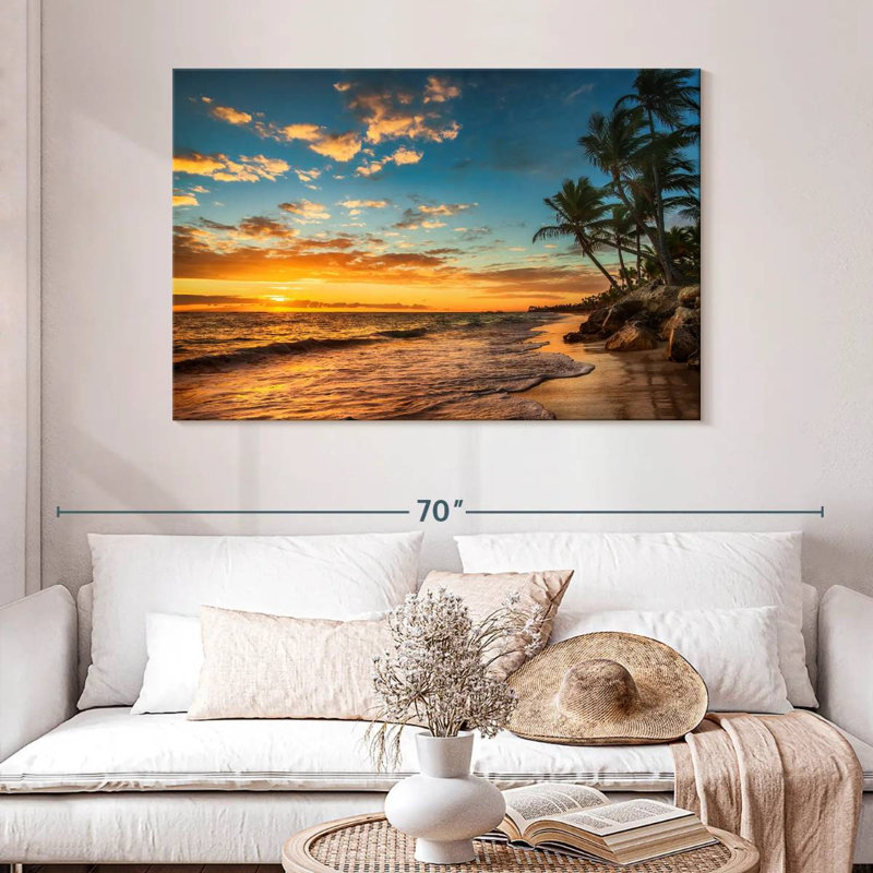 Gillard, coucher de soleil, scène de Gillard, H 32 po x l 48 po